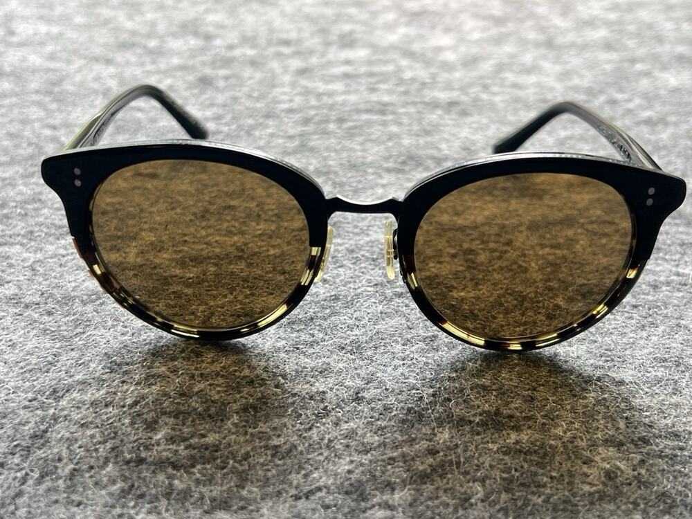 Oliver Peoples Spelman OV5323S Round Sunglasses Black Brown Gradient UV400 50